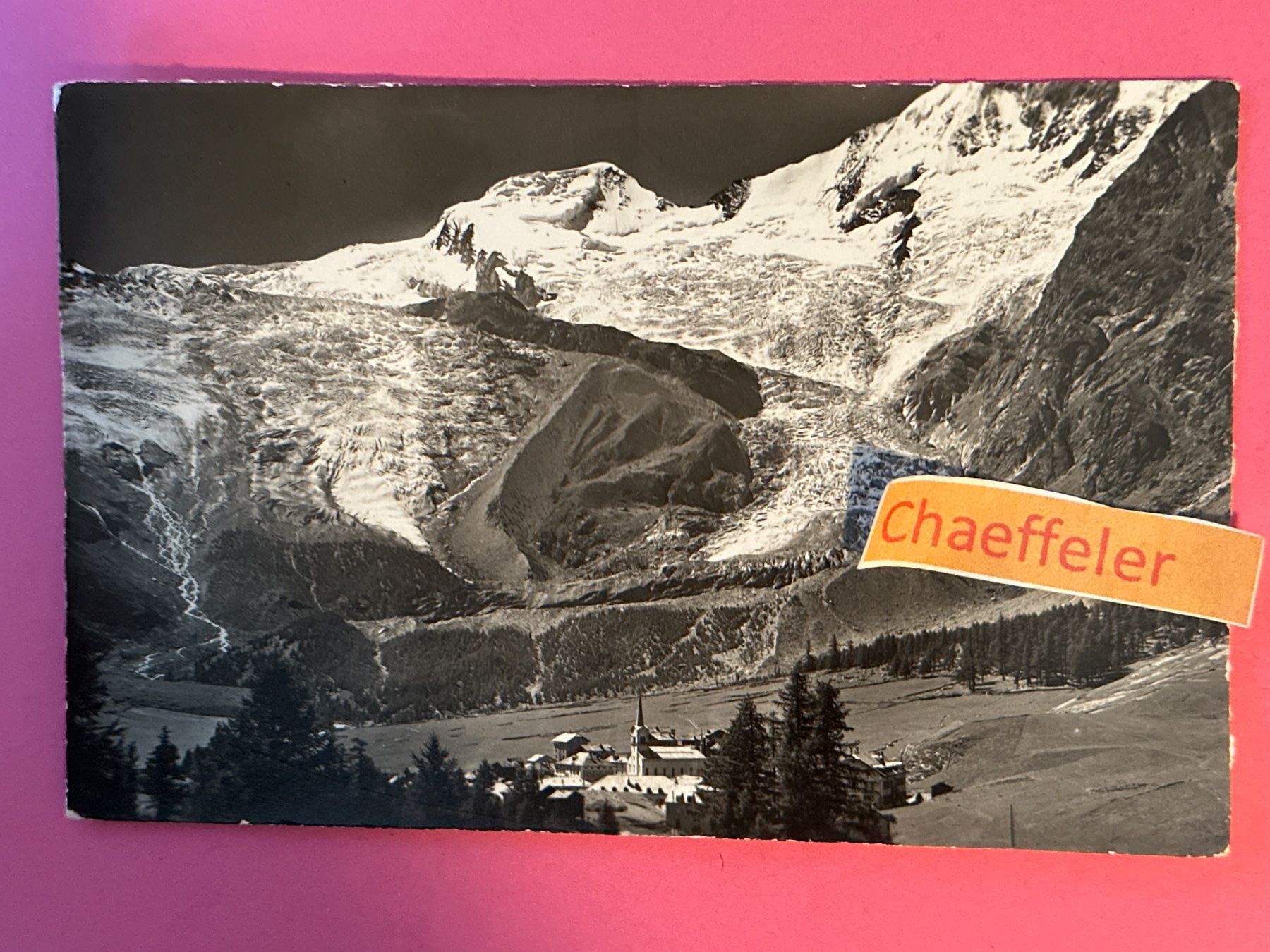 Cartes postales: 1959 6495 Saas-Fee, Alphubel - Feegletscher – D'occasion à Zürich par Chaeffeler