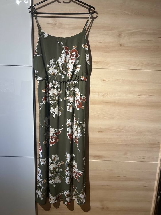CUPSHE Damen Kleid Mit Blumenmuster – Rückenfrei, Mit Rüschen & Seitenschlitz, Für Strand & Urlaub