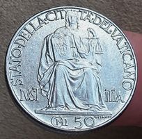 VATIKAN 50 CENTESIMI 1942 *SEHR RAR*
