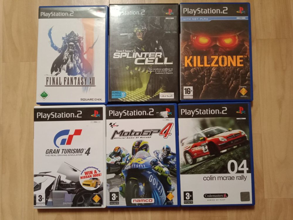 Lot de boîtier de jeux PS2 (Sans CD) - Jeux vidéo