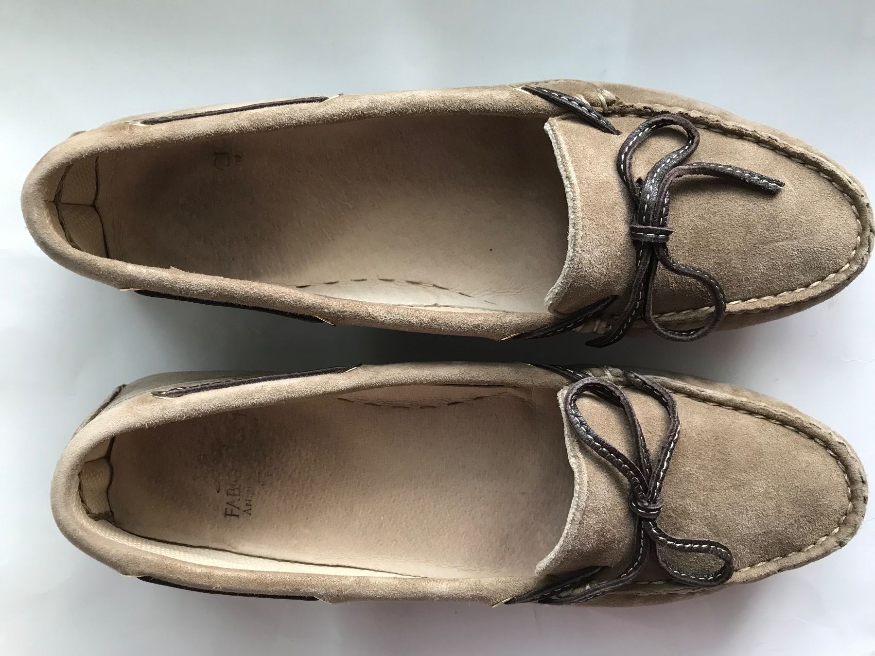Damenschuhe: Mokassins Wildleder, Grösse 39, Gummisohle – Gebraucht aus Niederteufen von mix18 9