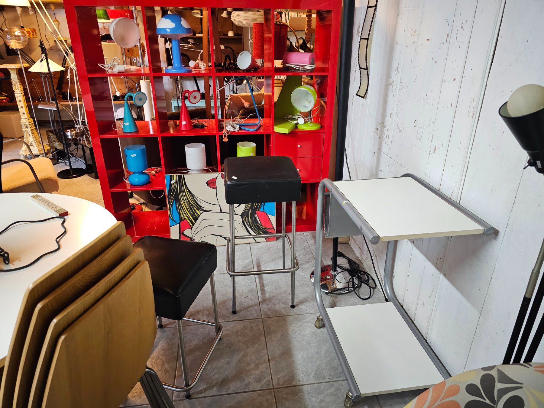 Carrelli di servizio: IKEA 1980 STRAJK Serving Trolley, Tomas Jelinek Side Table – Usato da Nottwil venduto da Wondewa-Shop 9