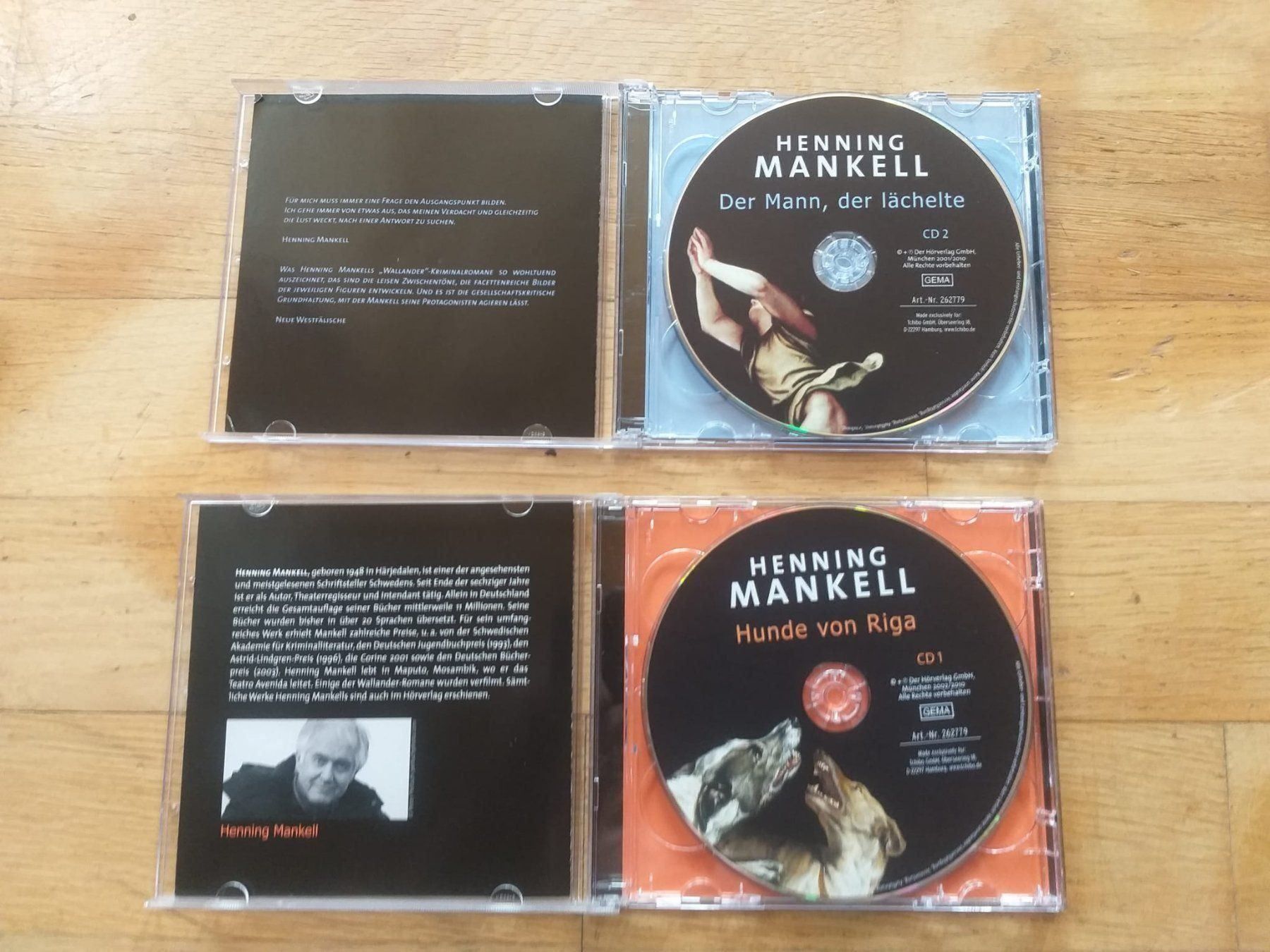 Audiolibri: Henning Mankell: Hunde von Riga & Der Mann der lächelte 2-CD – Usato da St. Gallen venduto da elkapone 4
