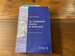 Les fondements romains du droit privé-Pascal Pichonnaz