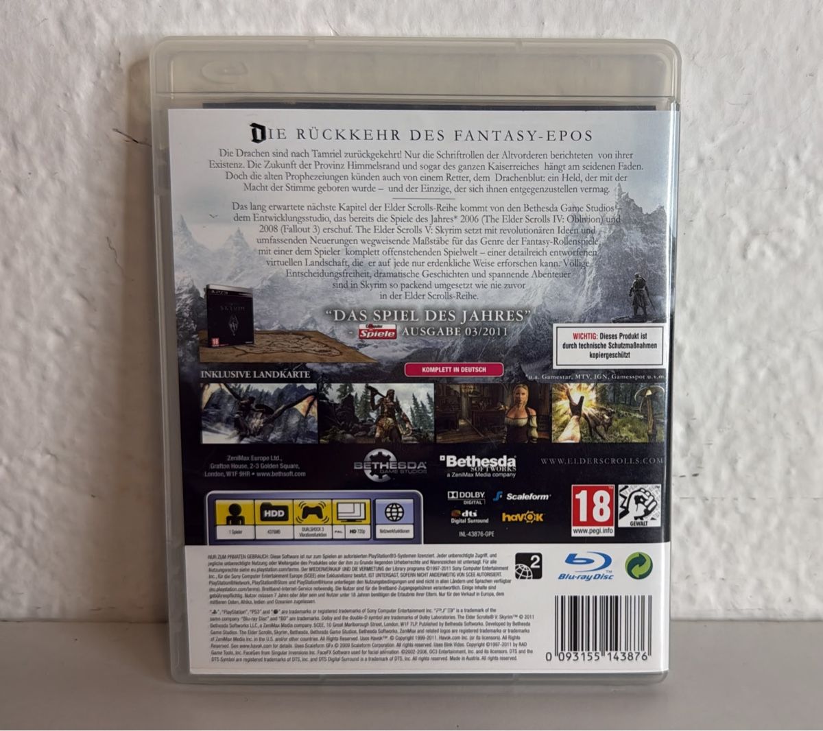 Sony Spiele: The Elder Scrolls V Skyrim - PS3 Game – Gebraucht aus Ehrendingen von bubulence 1