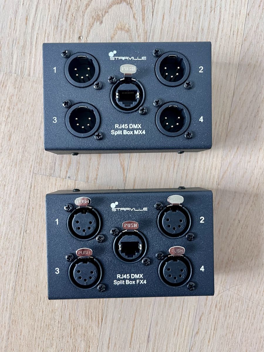 Laufwerke & Adapter: RJ45 DMX / Box Split 4in 4out / Ethercon – Neu (gemäss Beschreibung) aus Genève von RVA_GVA 1