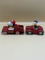 2 Vintage ESCI Figurenautos Snoopy & Donald Made in Italie