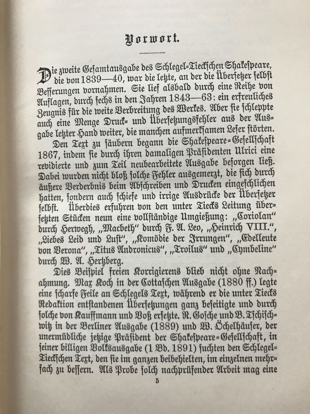 Bücher: altes Buch: Shakespeare in alter Schrift – Gebraucht aus Meilen von Flockenwirbel 4