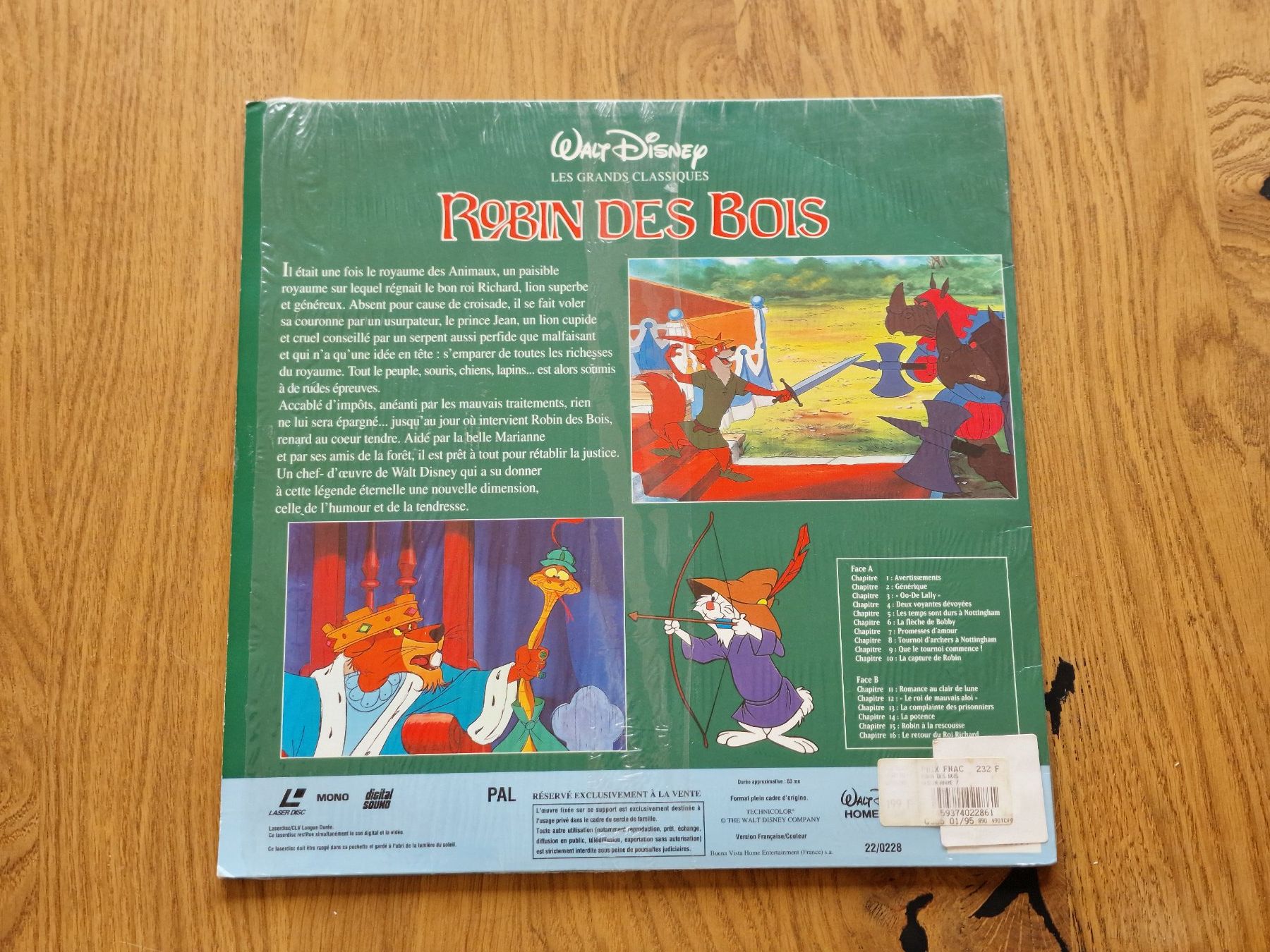 Alle DVDs: Robin Des Bois - LaserDisc - PAL VF – Gebraucht aus Courgenay von Periote00 1