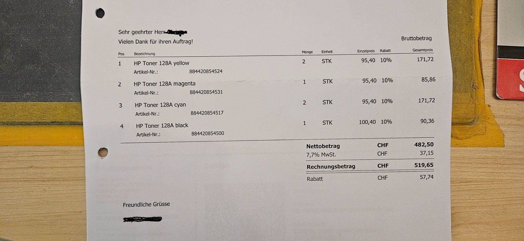 Hewlett Packard Cartucce per stampanti & toner: *** HP Drucker Patronen Set Einmalig !! *** – Nuovo e nell'imballaggio originale da Riedholz venduto da fr_sIruP 9