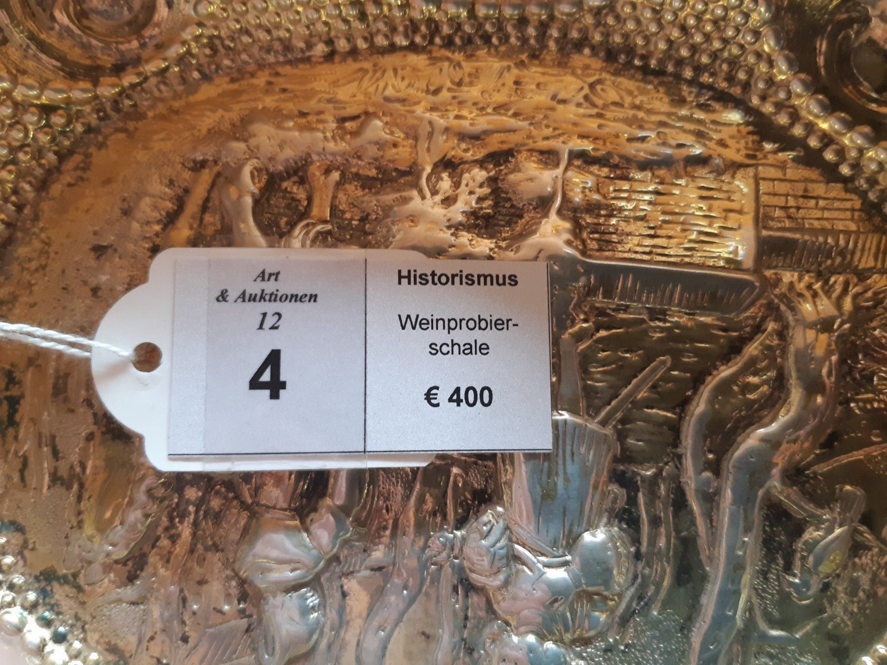 Piatti di portata: Silber Weinprobierschale Historismus – Usato da Grindelwald venduto da carro5 6