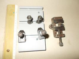 EMCO UNIMAT SCHRAUBSTOCK, AUFSPANNPLATTE, BRIDEN,SCHRAUBEN.