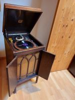 Antikes Grammophon The Master Voice Musiktruhe Rarität