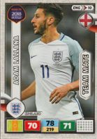 ROAD TO RUSSIA 2018 Adrenalyn XL Card Team Mate LALLANA