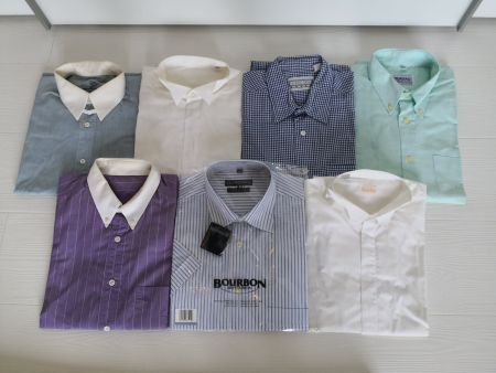 🤩7 STK: HERREN HEMDE KLEIDERPAKET MULTI-FARBIG