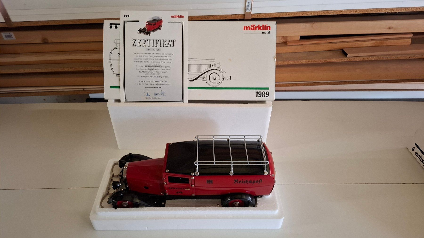 Modellini d'auto: Modellauto "Reichspost" - Märklin - 1989 – Nuovo (secondo la descrizione) da Schönenbuch venduto da krokometer 1