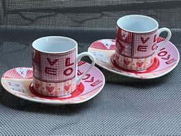 2 Espresso Tassen Set