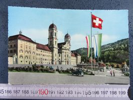 EINSIEDELN KLOSTER VW KÄFER OLDTIMER AUTO OLDTIMER AK SZ