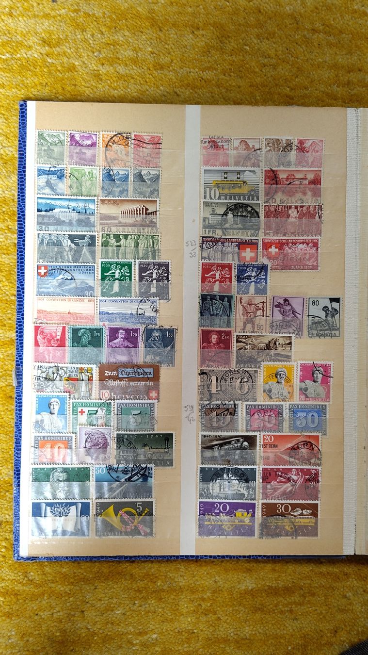 Album: RIESIGE BRIEFMARKEN-SAMMLUNG CH! 1900-er bis 2000-er – Usato da Bolligen venduto da PhilHan 1