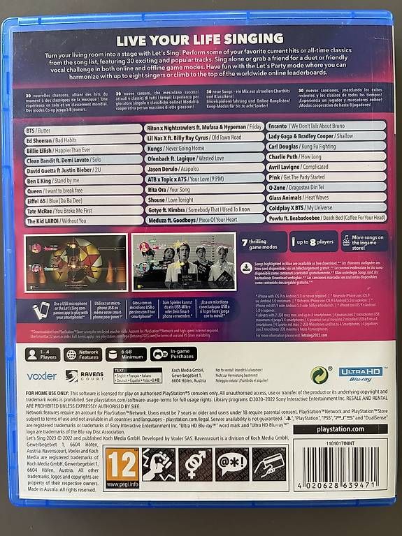 Spiele: Sing 2023 – Gebraucht aus Zürich von Uki02 1