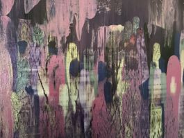Abstraktes Acrylbild CROWDED