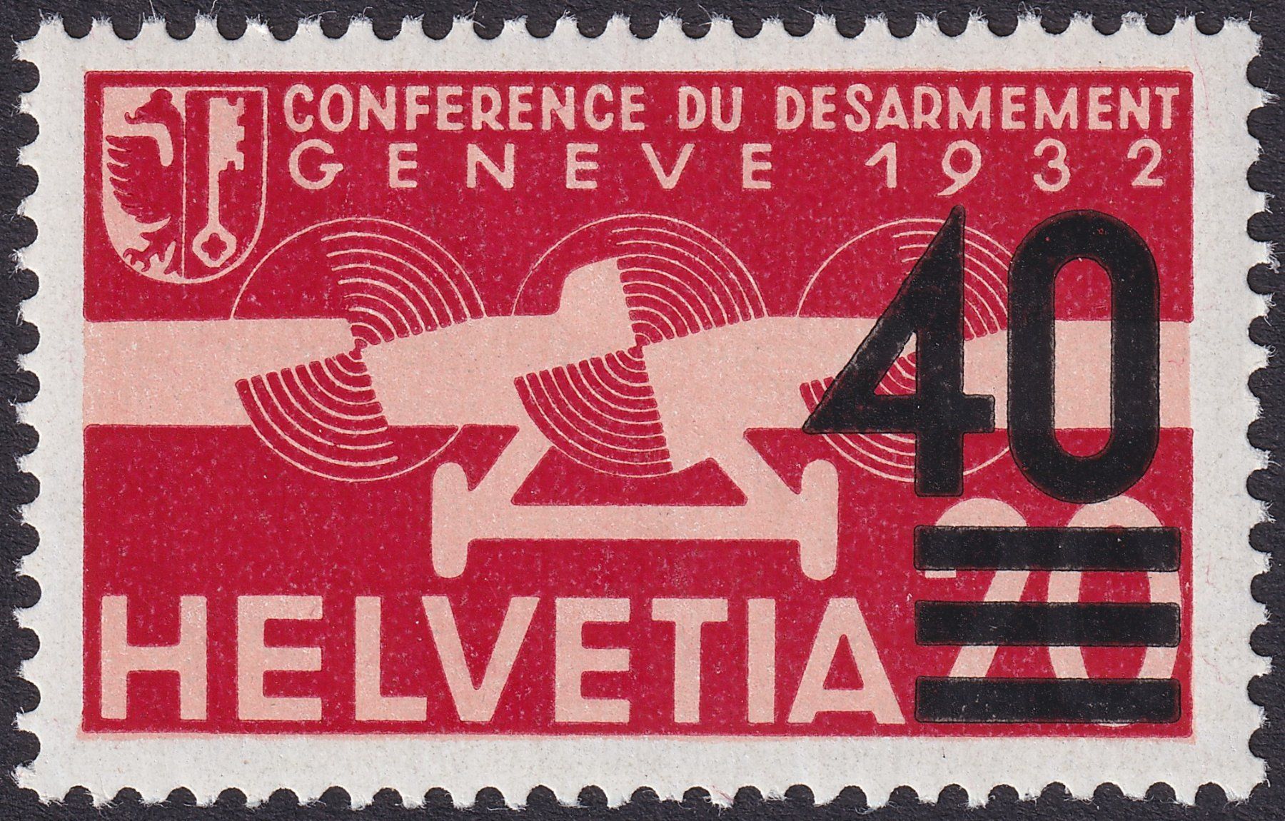 Tutti i francobolli: 1937, F25 postfrisch **, gut erhalten. – Usato da Sursee venduto da Luzernerraute