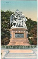AK Basel Strassburgerdenkmal 1912