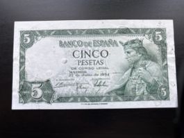 Billet Espagne 🇪🇸 1954
