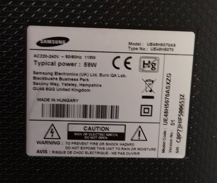 Televisori: Samsung TV 120 cm Diagonale – Usato da Teufen ZH venduto da Frey2 3