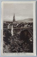 Bern, Kornhausbrücke mit Münster und Alpen