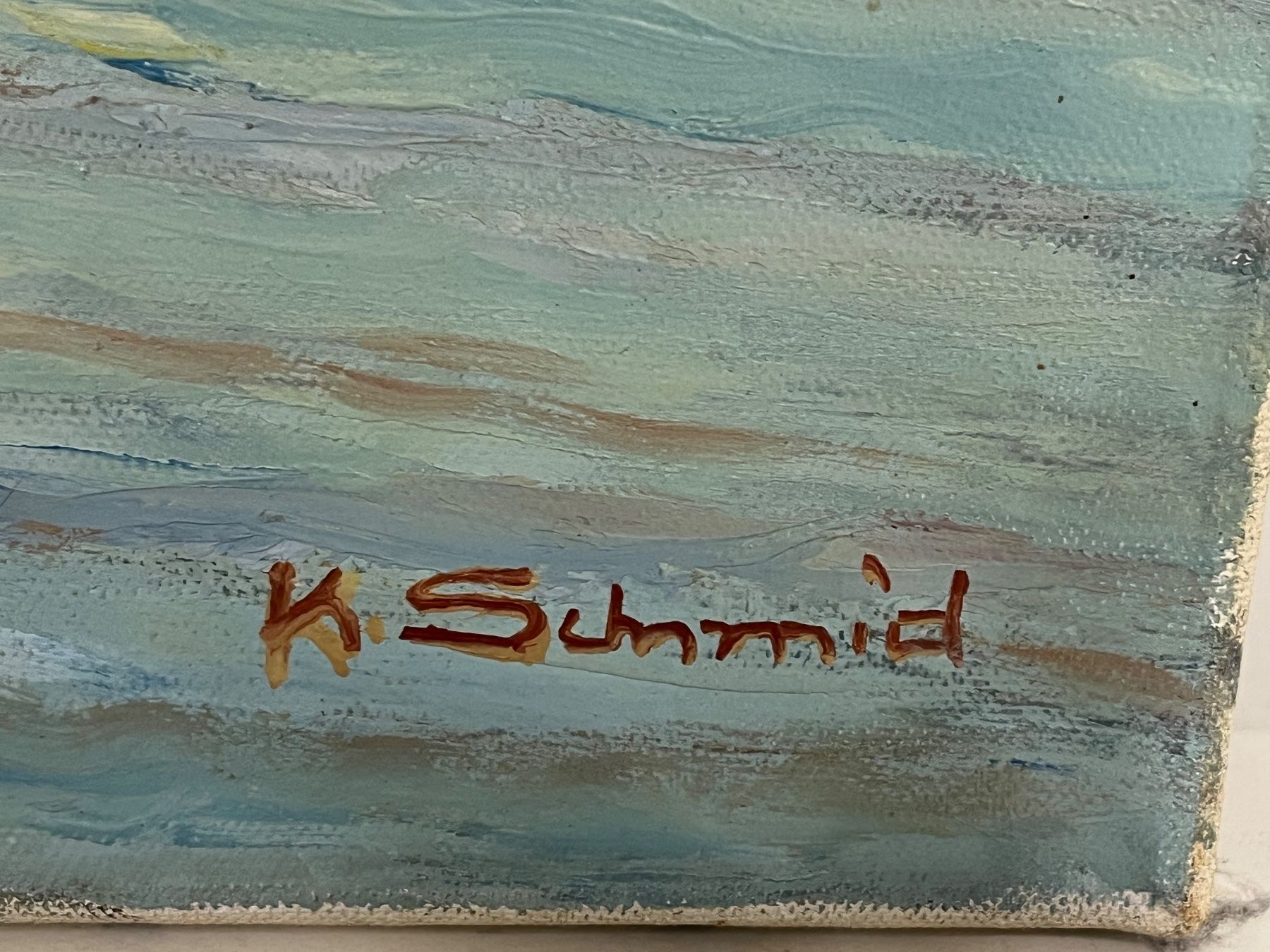 Dipinti: K. Schmid Ölgemälde – Usato da Basel venduto da PAUL_ART 4