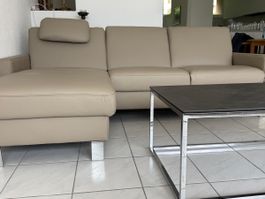 Knoll LATINA-L Ledersofa | Relaxfunktion | Neuwertig