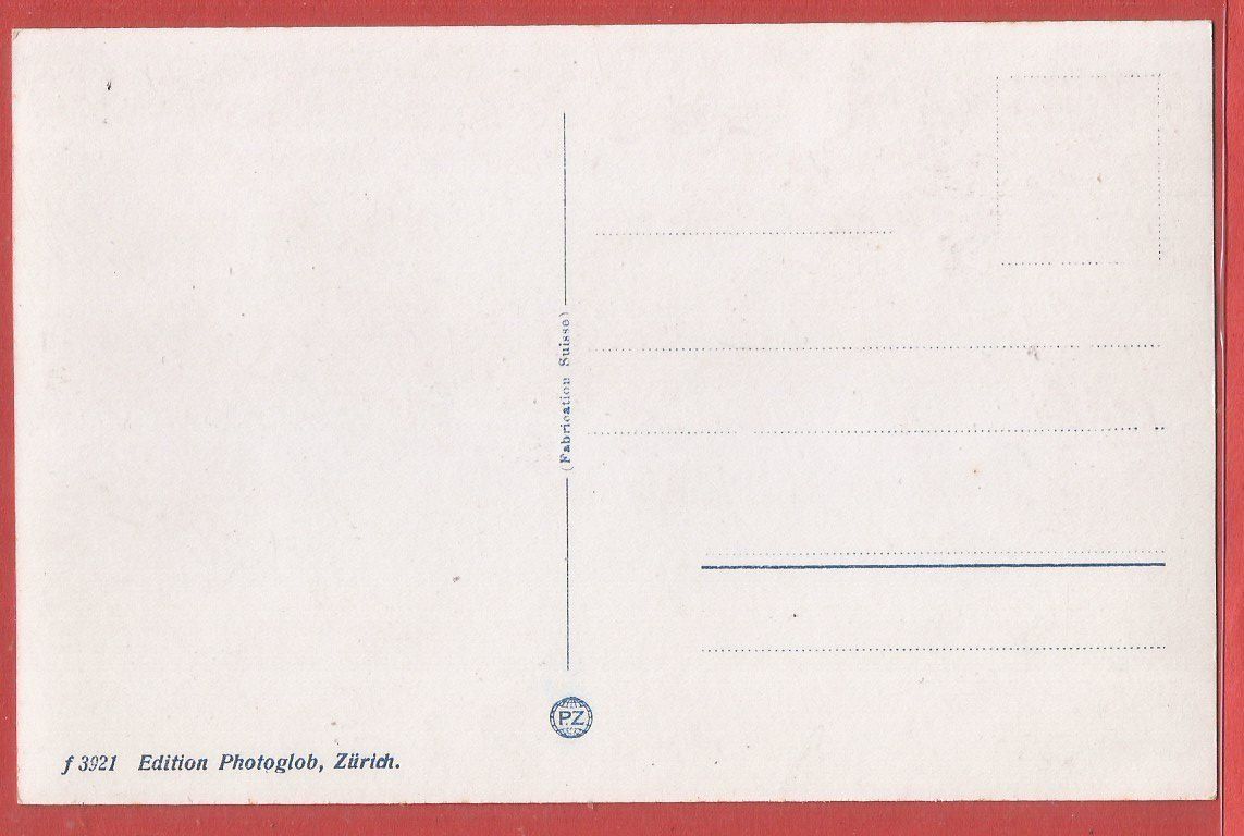 Ansichtskarten: Flims Dorf mit Postauto - ca. 1930 – Gebraucht aus Fislisbach von Porano 1