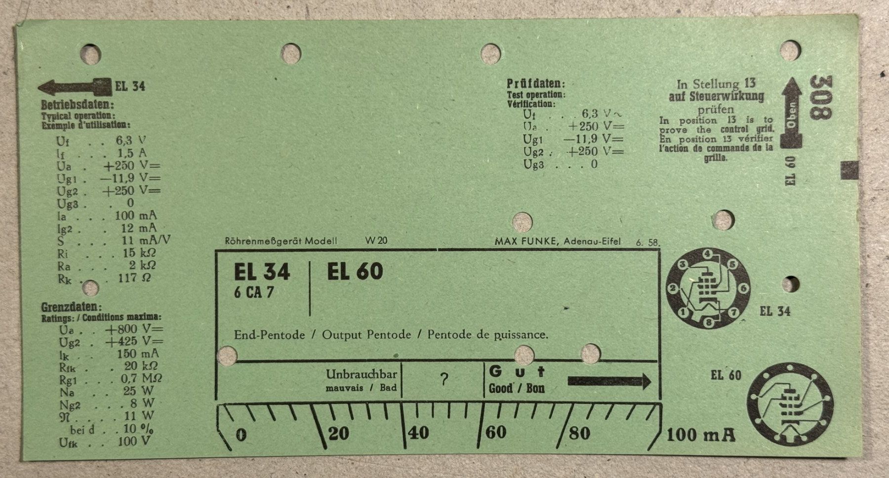 Philips Amplificateurs: 4 Röhren EL34 – D'occasion à Ins par funkflieger 6