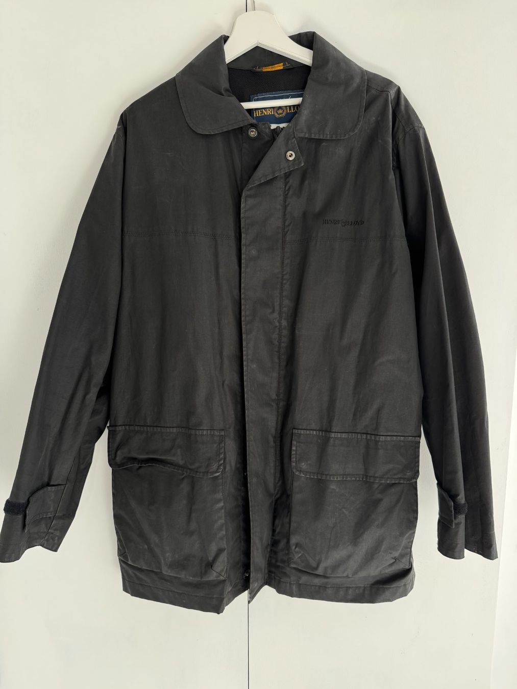 Henry-Lloyd, vintage, coton ciré, noir. Taille L (Gebraucht) in Clarens ...