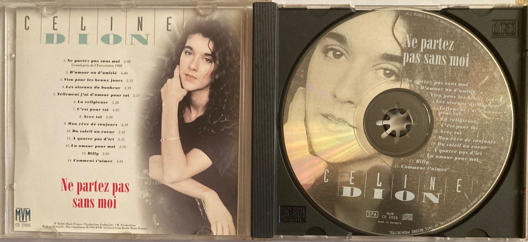 CDs: CÉLINE DION - NE PARTEZ PAS SANS MOI – Gebraucht aus Poliez-Pittet von Newtown-Records 2