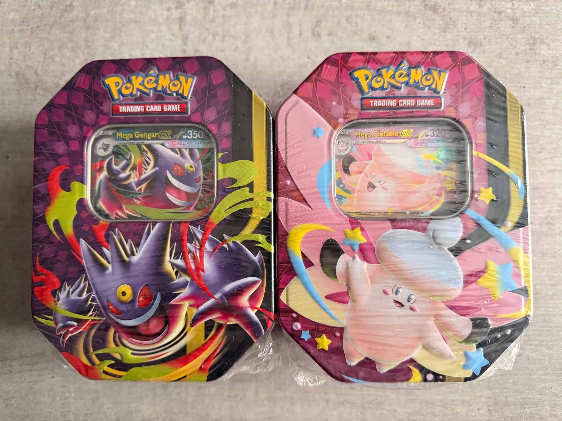 Pokémon Carte collezionabili: EX Tin-Box-Set Mega Clefable EX & Mega Gengar EN & sealed – Nuovo e nell'imballaggio originale da Luzern venduto da haeppel83