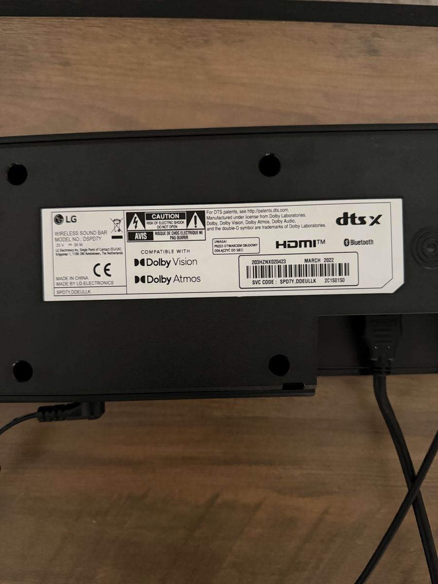 LG Lautsprecher: Barre de son LG DSPD7Y – Gebraucht aus La Chaux-de-Fonds von tit_7js9 1