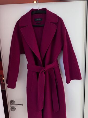Weinroter Wollmantel Arona Weekend Max Mara Grösse CH 36