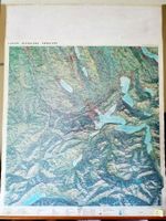 Grosse Schul-Landkarte LU Obwalden Nidwalden 1984
