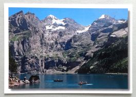 Oeschinensee 1578 m mit Blümlisalp 3661 m