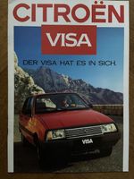 CITROËN VISA 1986 für MY 1987 Prospekt CH catalogue brochure