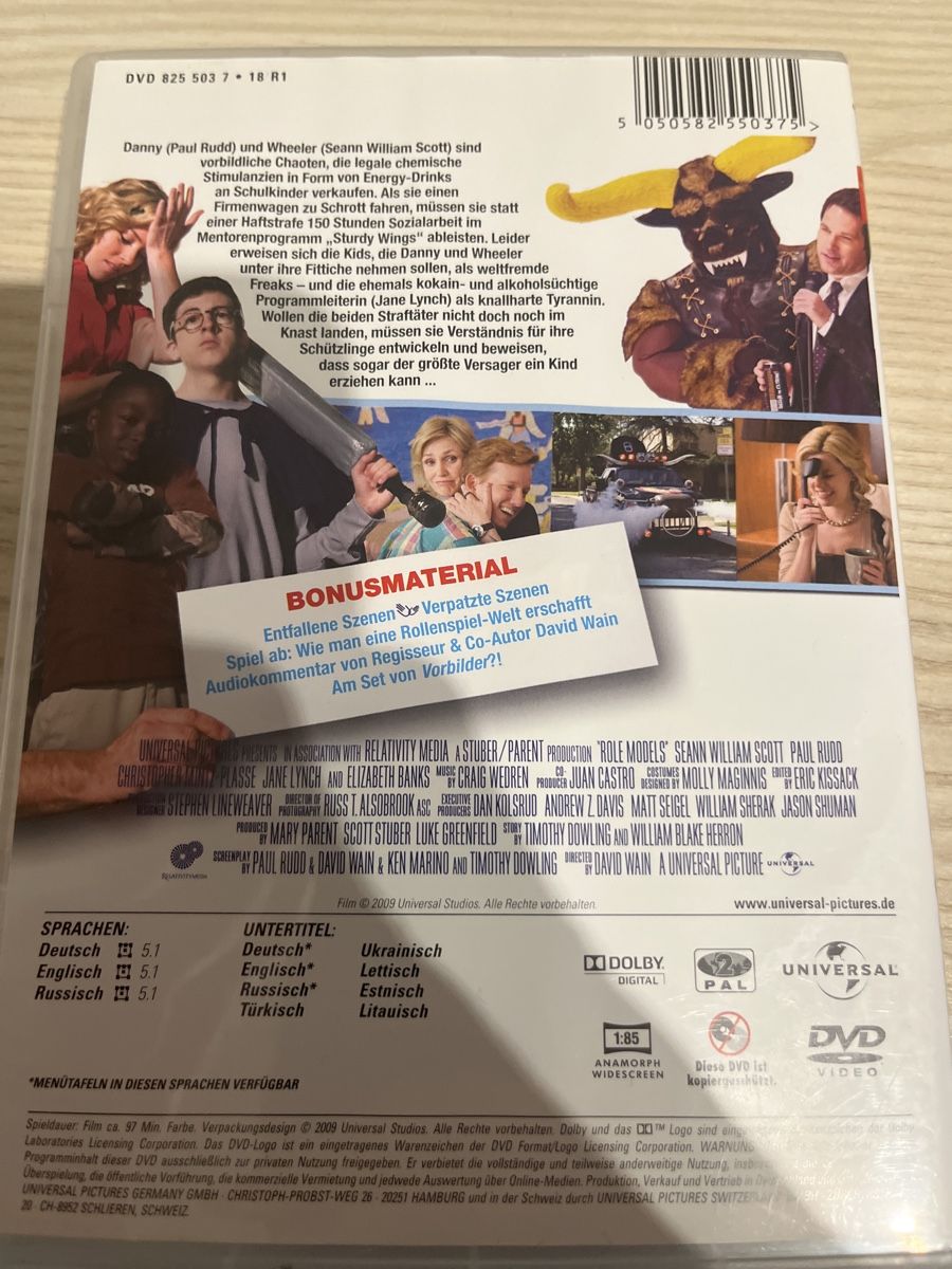 Alle DVDs: DVD Role Models - Vorbilder?! (OV/DE) – Gebraucht aus Gossau SG von __roman__95 1