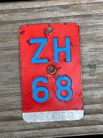 Velonummer ZH 68
