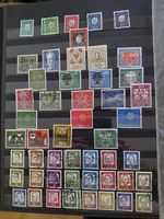  11 Seiten Briefmarken gestempelt v. Deutschland  im Album