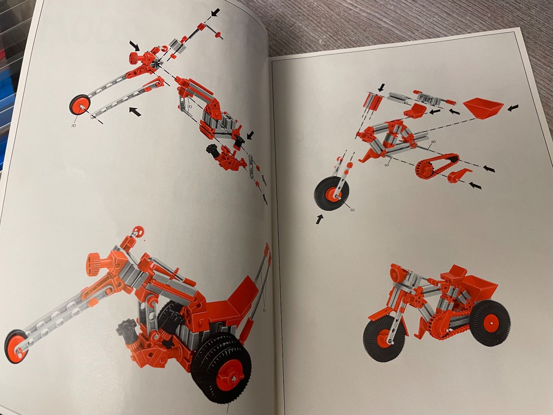 Fischer Kit di costruzioni: Fischertechnik 200/1 Bausatz! Vintage! – Usato da Biel-Benken BL venduto da Ddrummer 4