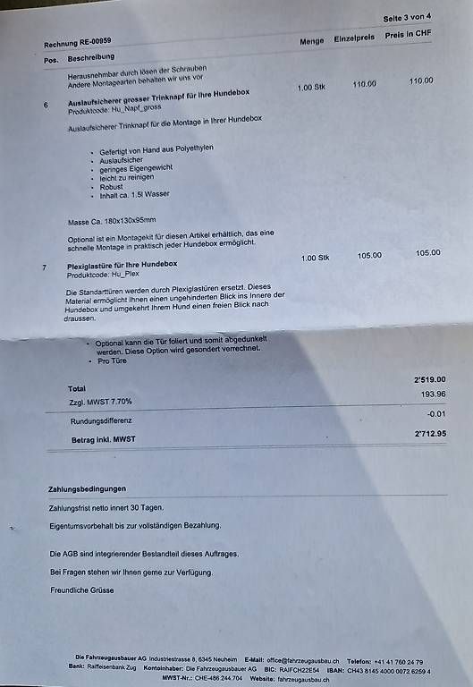 Käfige, Transport & Sicherheit: Hundebox aus Polypropylen  – Gebraucht aus Murten von cri_7jsw 4