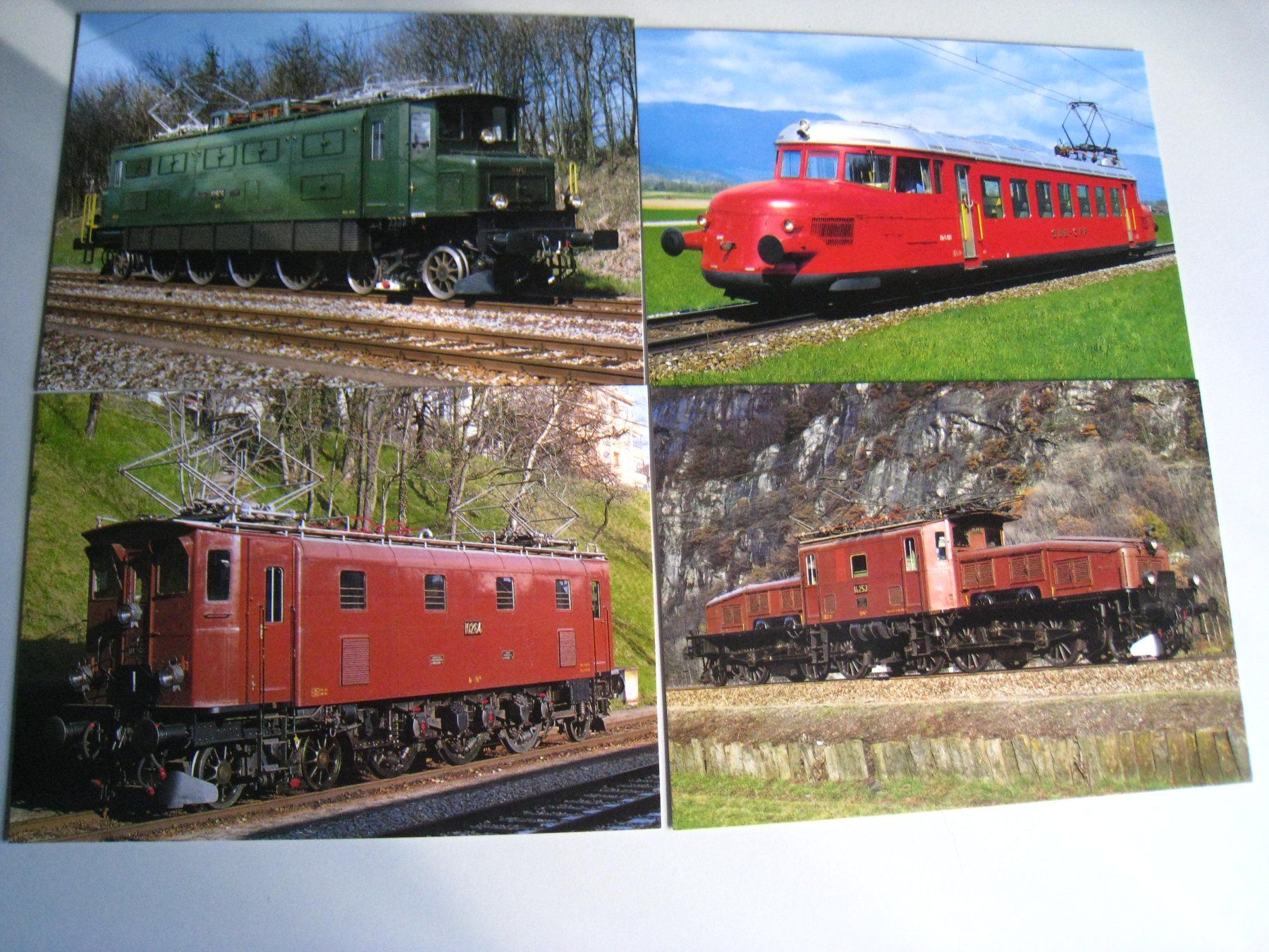 Riviste & Magazine: 16 Ansichtskarten von Schweizer-Elektro-Veteranen Loks – Nuovo (secondo la descrizione) da Buchs ZH venduto da swiss-train 1