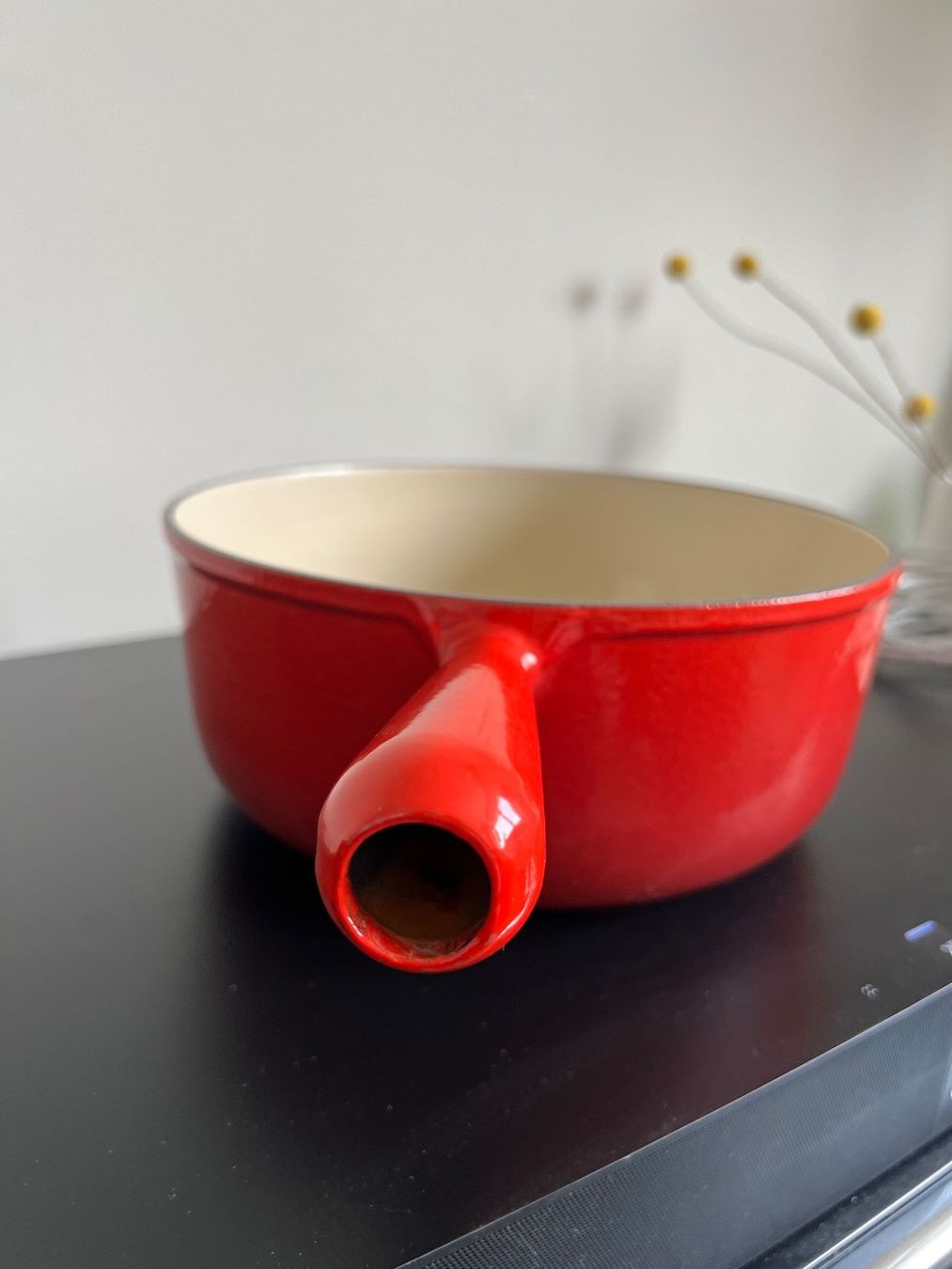 Le Creuset Helle Emaille Angebrannt