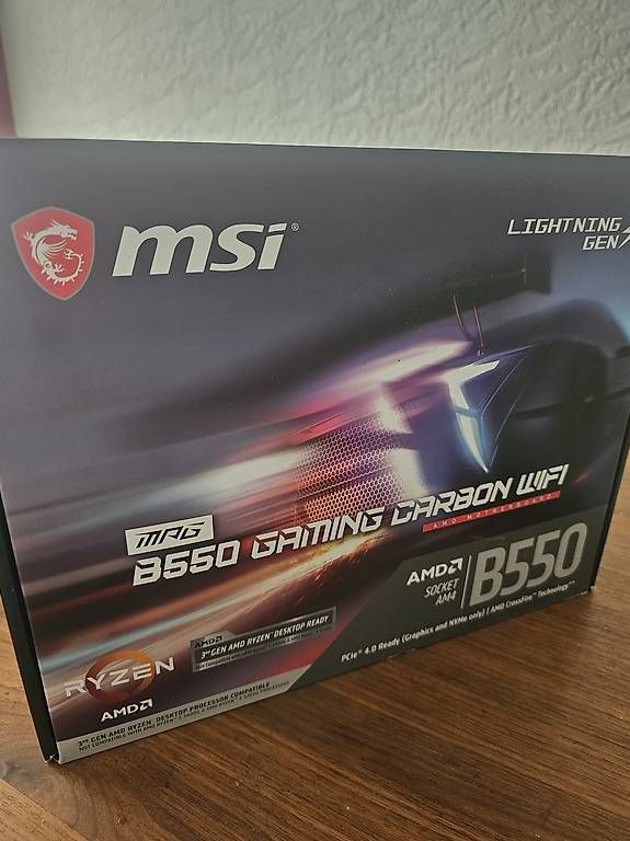 MSI Schede madri: MSI B550 Gaming Carbon WiFi – Nuovo (secondo la descrizione) da Trachslau venduto da waynhaluong 1